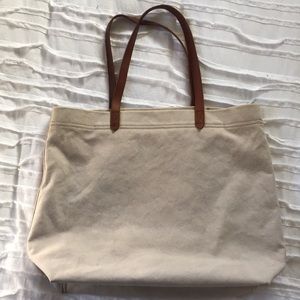 Madewell large canvas Transport tote!